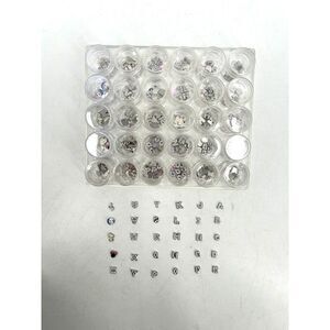 Lot Of Floating Charms Disney Elsa Olaf Minnie Silver Alphabet Art Supplies